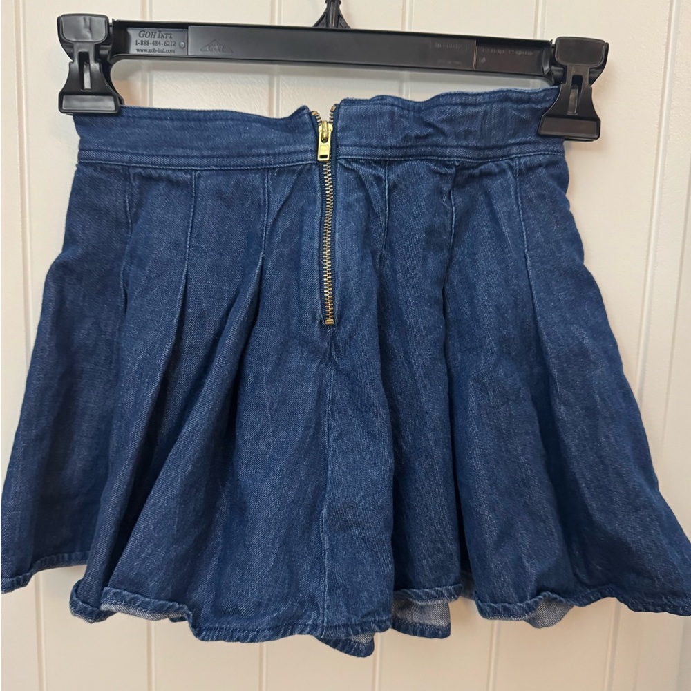 Crewcuts Denim Blue girls Skirt size 6 - Picture 2 of 3